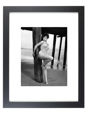 Hollywood Golden Era Actress Rita Moreno Classic Matted & Framed Photo Picture