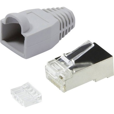 100er Multipack LogiLink MP0021 RJ45-Steckverbinder CAT 6, geschirmt MP0021