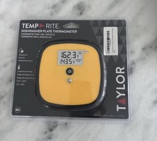 New Taylor Temp Rite Dishwasher Plate Thermometer 8791 Measure Surface Temp