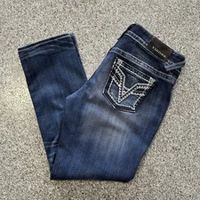 Vigoss Jeans Womens 9/10 x 28 The Chelsea Boyfriend Mid Rise Stretch Denim