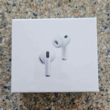Apple AirPods Pro 3 White In-Ear Wireless Bluetooth Earbuds Case Mic