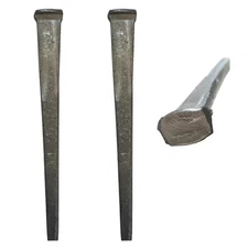 Cut Common Nails, 1.5 Inch Metallic Antique Square Head Decorative Clavos
