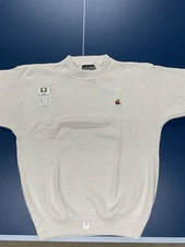 Vintage 1980’s Apple Computer SWEATER, Rainbow Logo, Men’s Large, NEW!!