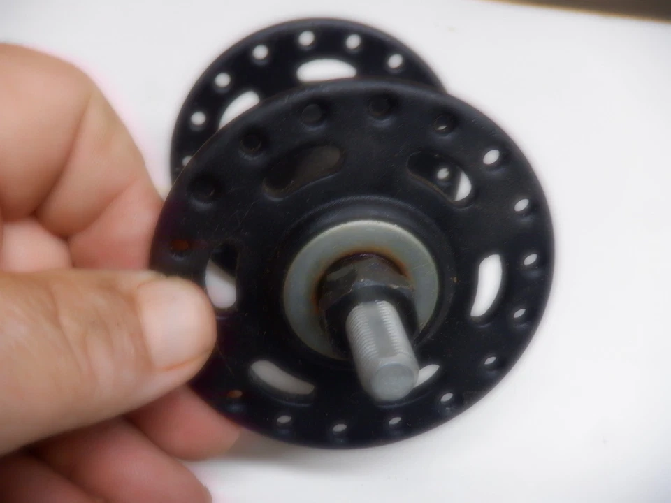 Cubo frontal vintage anos 80 "Old School" ACS BMX 36 furos - NOS - Imagem 3 de 4