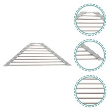 Sink Corner Drying Rack Triangular Sponge Holder Sink Roll-up Drying Rack