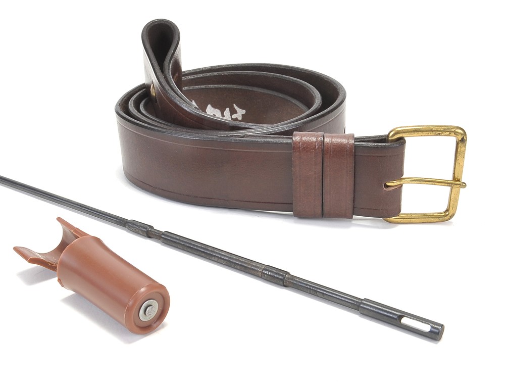 B29 B24 ラジオマン用灰皿　ww2 大戦 WW2 Japanese Arisaka Type 99 Leather Sling Cleaning Rod and Muzzle