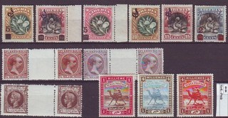 Alte Briefmarken überwiegend postfrisch siehe Bild
