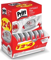 Pritt Korrekturroller Compact Flex 16 StüCk Push & Pull 4,2Mm X 10M Display