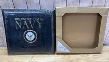 US Navy Blue Bonded Leather Scrapbook 530492 K  Company 12" x 12" NOS Sealed