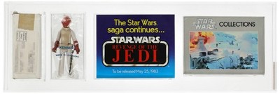 1982 Kenner Star Wars ROTJ Insert Admiral Ackbar Mailer Box AFA EX+ 7,0/70+