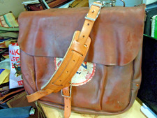 VTG Rare USPS US Leather Mail Postal Carrier Messenger Briefcase Bag  31