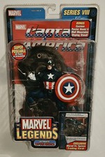 TOY BIZ MARVEL LEGENDS SERIES VIII 8 ULTIMATE CAPTAIN AMERICA FIGURE COMIC BOOK