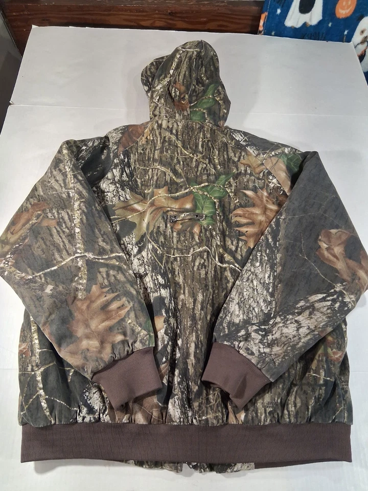 Russell Outdoors Hooded Jacket Medium Mossy Oak Breakup M - Image 2 of 4