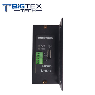 Crestron DM-TX-4K-100-C-1G-B-T 4K DigitalMedia 8G+ Transmitter Wall Plate Black