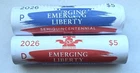 2026 US Mint P & D Emerging Liberty Dime 2-Roll Set - SemiQ Semiquincentennial