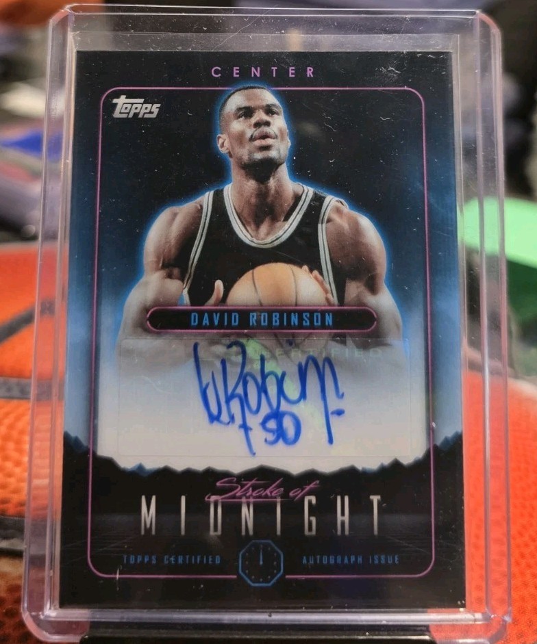 David Robinson 2023-24 Topps Midnight Auto