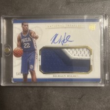 2015-16 Panini National Treasures - Rookie Patch Autographs Richaun Holmes #134
