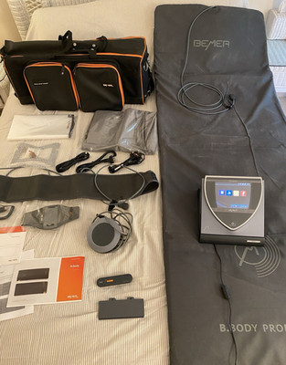 BEMER PRO SET Professional PEMF Therapy, B.Box, B.Body, B.Spot, B.pad, CARRY BAG