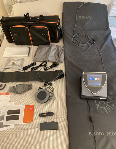 BEMER PRO SET Professional PEMF Therapy, B.Box, B.Body, B.Spot, B.pad, CARRY BAG