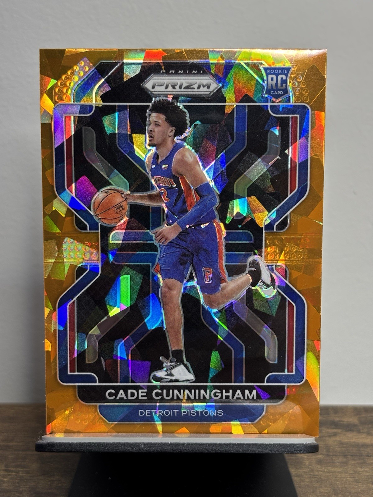 Cade Cunningham 2021-22 Prizm Orange Ice Prizm #282 (RC) - Detroit Pistons