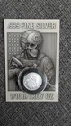 1/10th oz Fine Silver Round Tactical Skeleton .999 Fine Silver Coin In Capsule