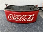 Vintage Drink Coca Cola Metal Insulated Stadium Cooler w/ Original Strap 1930’s