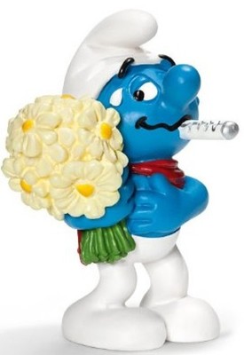 SCHLEICH - Get Well Smurf - - SHL20752