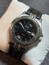 Guess Waterpro Vintage Men Watch 50M,Luminous Hands,Date,Rotating Bezel