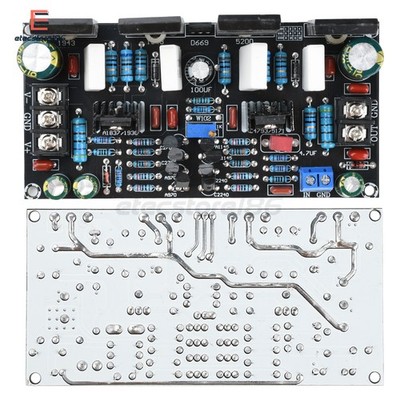 200W 1943+5200 High Mono Power Tube Finished Amplifier Board Module DC ± 20-90V