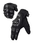 Motorcycle Gloves with Hard Knuckle Protection, Touchscreen Compatible, Anti-.