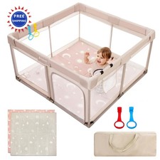 Joypony Baby Playpen 50x50 in Small Play Pen Toddler Playpen Apartment Play
