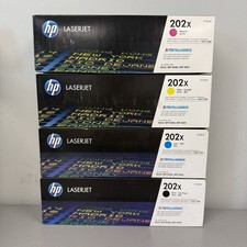 HP 202X High Yield Toner Set KYCM for HP LaserJet Pro M254 MFP M281 NEW