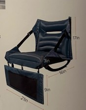 Portable Inflatable Stadium Seat with Back Support