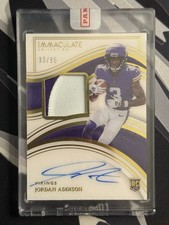 2023 Immaculate Collection Jordan Addison Rookie Patch Auto RPA /99 #120 Vikings