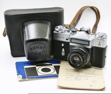 Mint Zenit ET 35mm SLR Film Camera M42 KMZ Olympic INDUSTAR-50-2 Lens