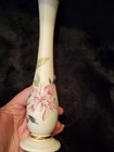 Vintage Lenox Barrington Collection Bud Vase Pink Floral Gold Trim 7.5 Inch  — photo 4
