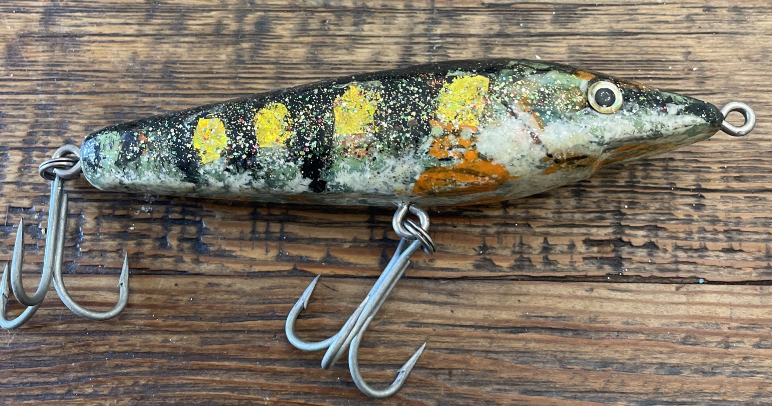 Lot of 4 Muskie Pike Lures (ThunderStick, Swimmin Pig, Pig, Custom imitation Pig - Image 6