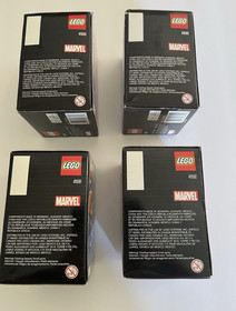 LEGO AVENEGRS BRICKHEADZ Lot 41598, 41590, 41591, 41592 Iron Man, Hulk, Cap
