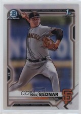 2021 Bowman Draft Chrome Refractor Will Bednar #BDC-197 03j5