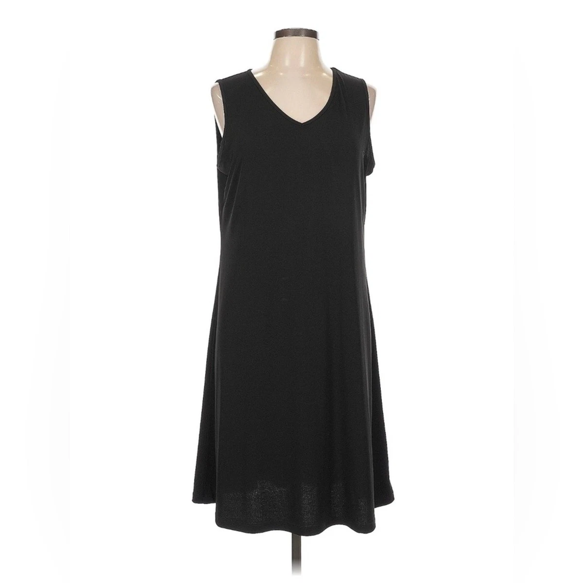blue dress for baby girl NWT Chicos Travelers 3-Way Black Fit & Flare Dress Size XXL (Chico's 4 –  Vintage Vogue main image 0
