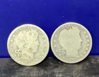 2 Silver Barber Quarter Lot 1894  Philadelphia and a 1911 Denver No reserve!!!!!