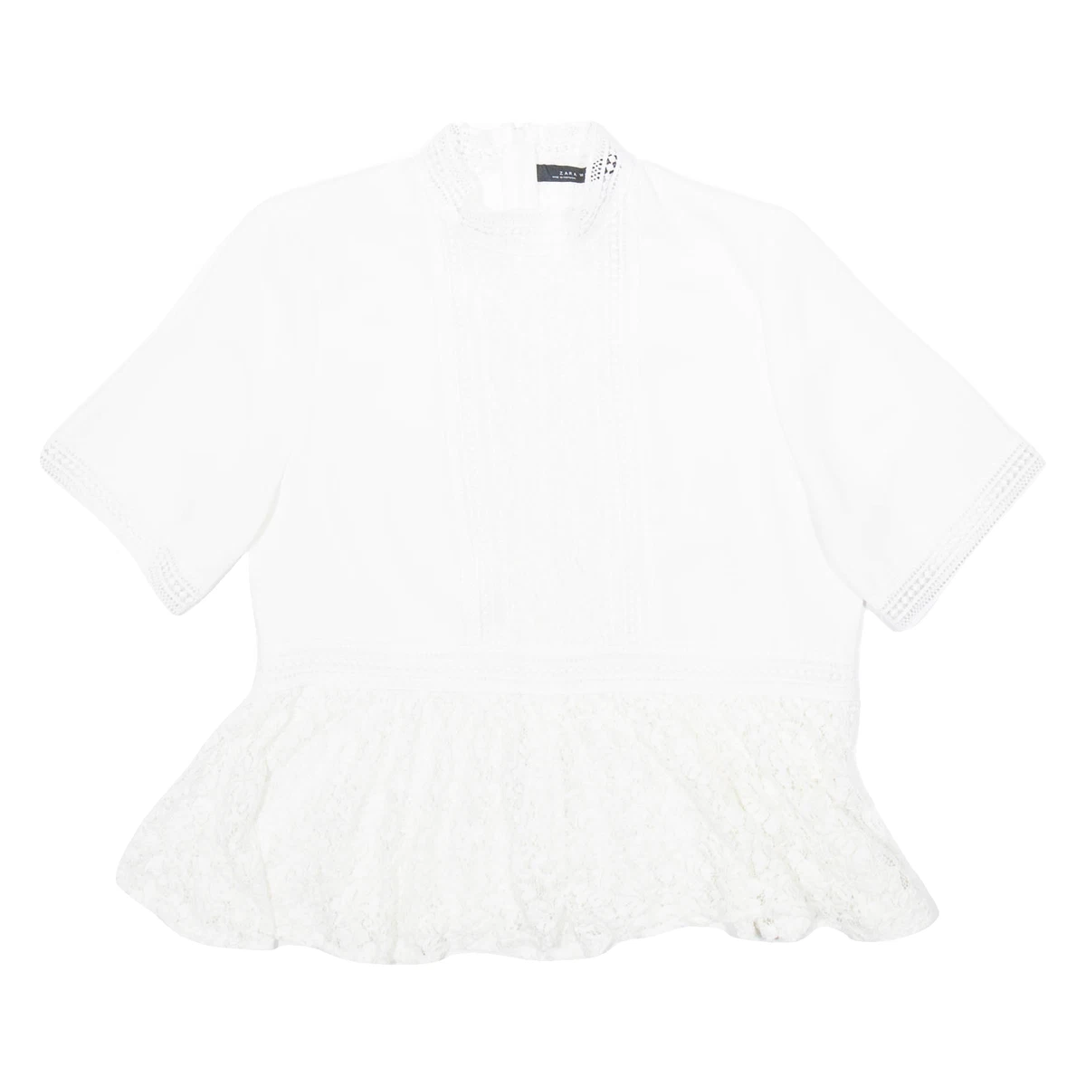 ZARA TUNIQUE CHEMISE BLOUSE T.M = 38:40
