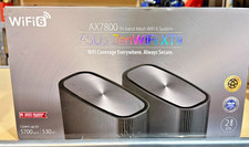 ASUS ZenWiFi XT9 AX7800 Tri-Band WiFi6 Mesh WiFiSystem 2Pack 802.11ax Charcoal