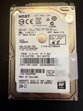 HGST 2.5  SATA HDD Hard Drive 750GB 5400RPM with Windows 11 Pro Installed