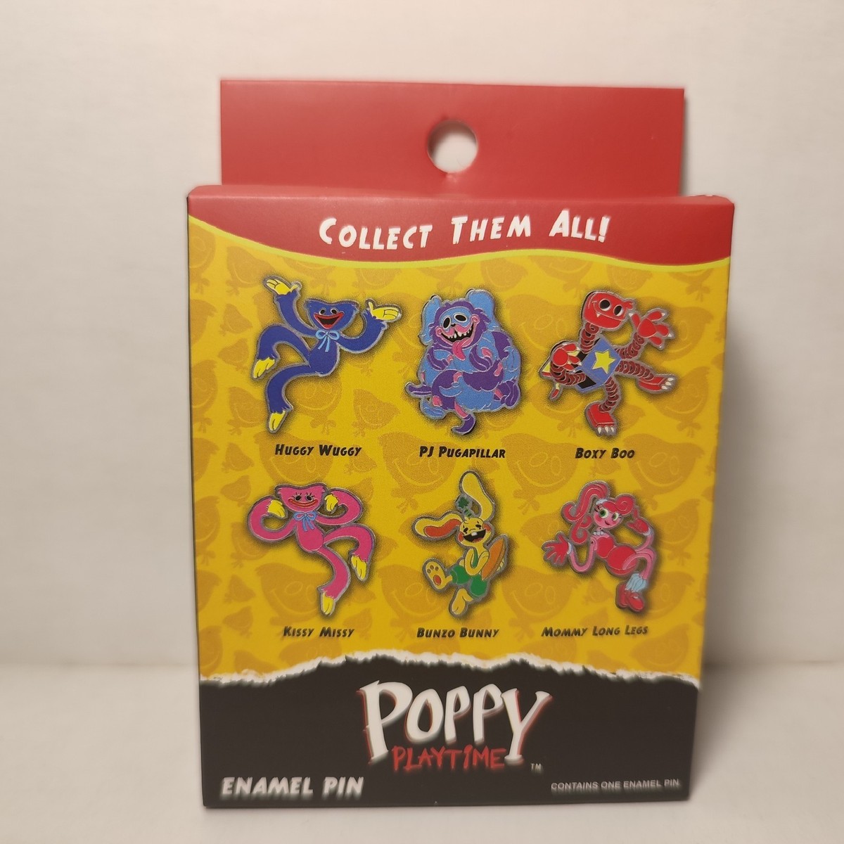 Poppy Playtime Mystery Series Enamel Pin Box Official Lapel Badge