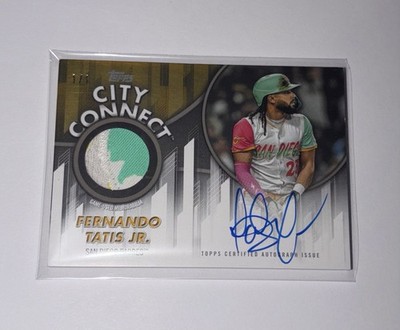 Fernando Tatis Jr Auto Relic Patch 1/1 2026 Topps City Connect Game Used