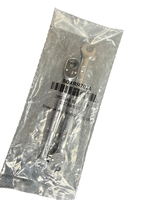 #ad NEW Snap On Tools SOXRR702A Reversible Flank Drive Plus Ratcheting Wrench Set $159.99