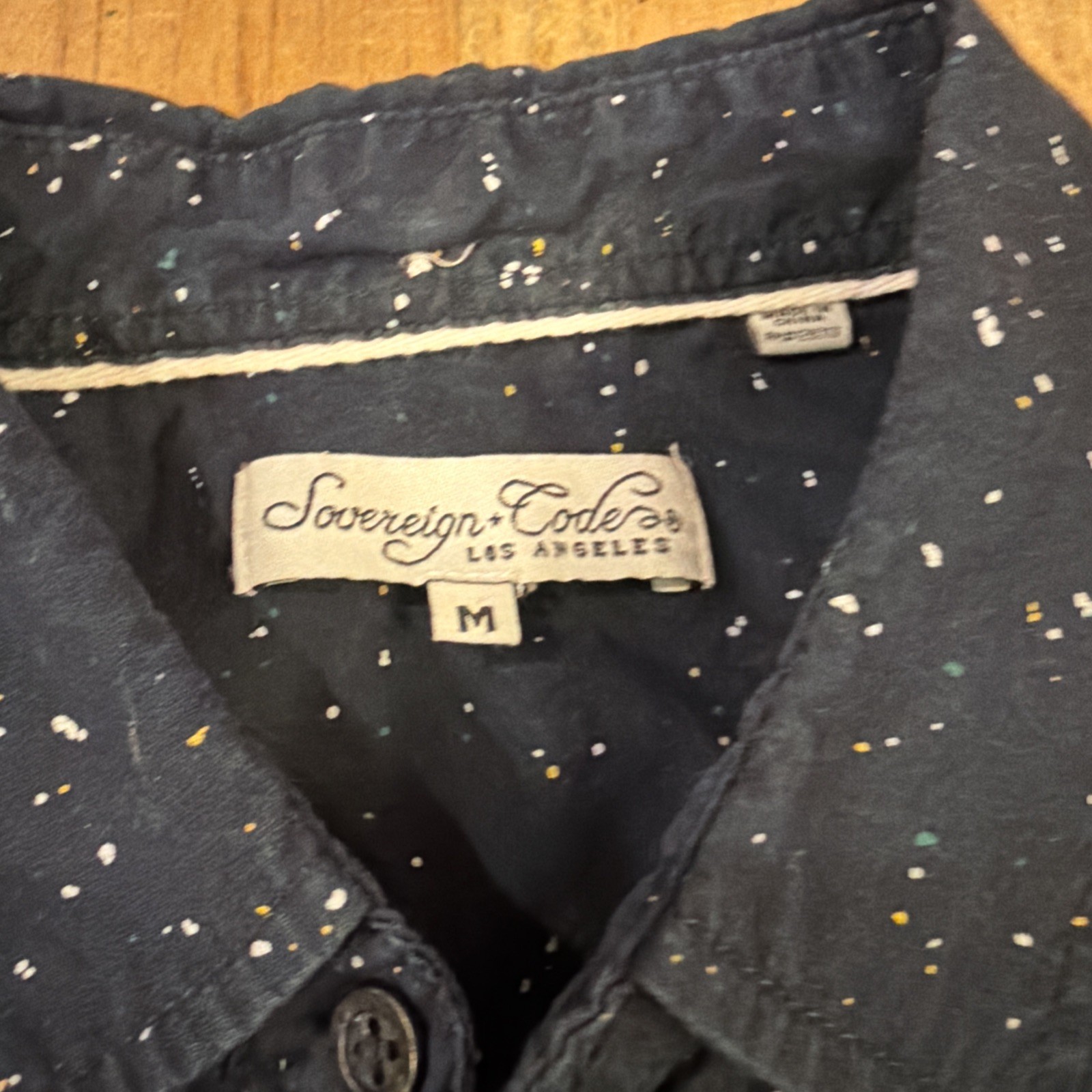 Sovereign Code Men's Button-down Black Casual Shi… - image 2