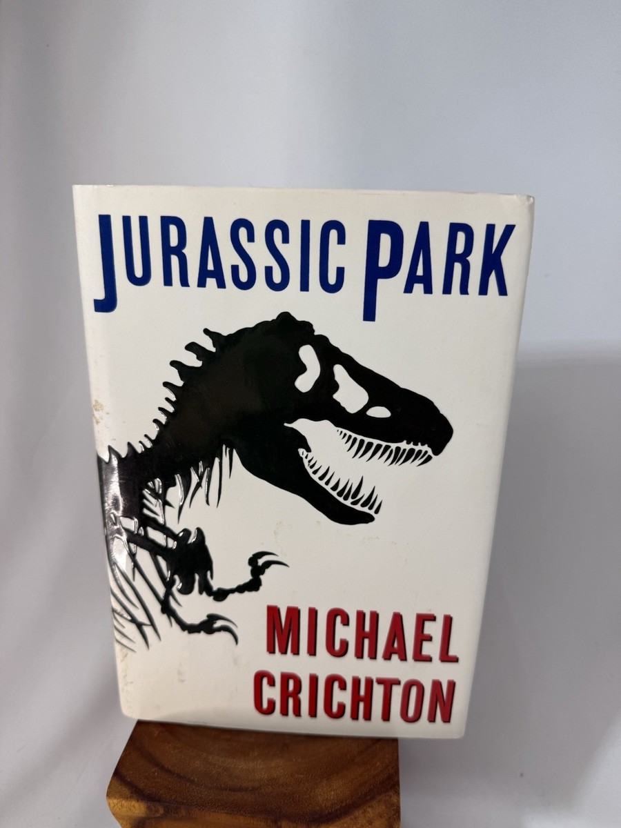 Jurassic Park by Michael Crichton 1990 HC/DJ First Trade Edition