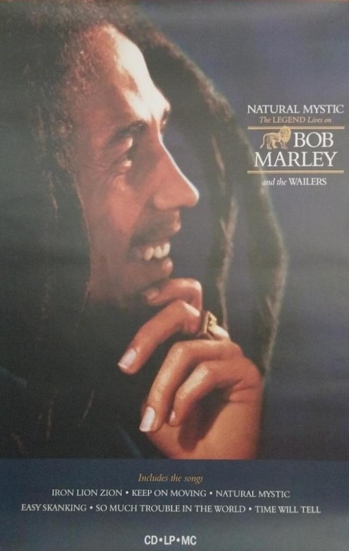 Bob Marley Natural Mystic Huge Original 1995 English Promo Poster